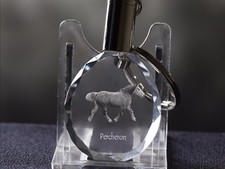 Porte-Clés Rond Percheron