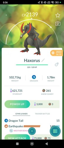 Haxorus shiny tranchodon - haxorus, /