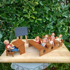 Jouet ancien Ensemble Ecole/Salle de classe Vintage