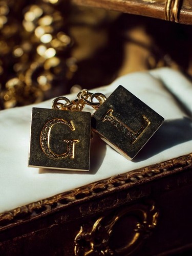 Pendentif vintage lettres - , g