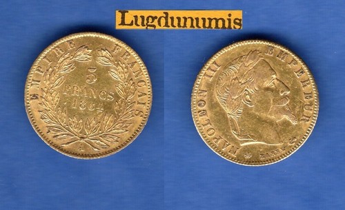Francs napoléon iii - or,