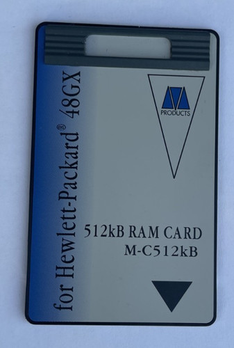 512k ram card - 48, gx