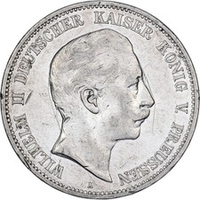 [#1117246] German States, 5 Mark, 1903, Berlin, KM #523, EF, Silver, 38, 27.71