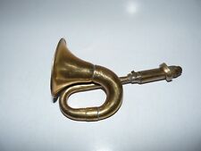 ancien clairon trompette corne mercedes ancien voiture moto / laiton / 17cm
