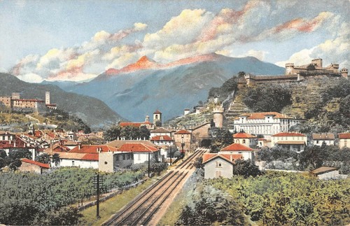 Cpa suisse ferrovia del - suisse,