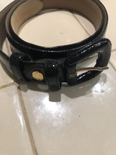 Longchamp , Ceinture Cuir Glacé Noir