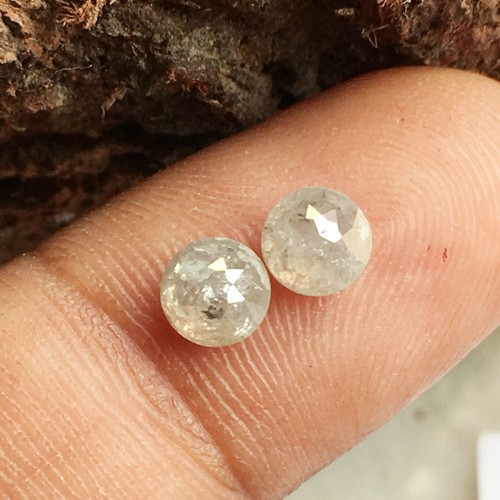 Paire diamants naturels - diamants,