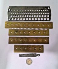 ANCIEN LOT JAUGE ECHELLE MONTANDON OUTIL HORLOGER 6 MODELES DIFFERANTS