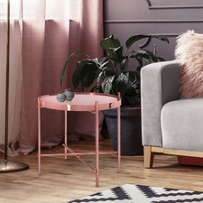 Table d'appoint ronde plateau