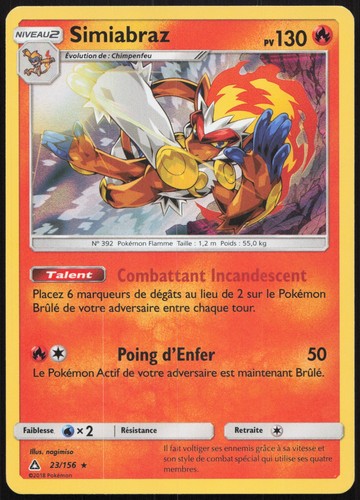 Carte pokémon simiabraz - pokémon,