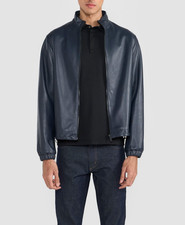 Veste en cuir de créateur