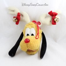 Peluche musicale chien DISNEYLAND Walt Disney World Pluto renne Noel 29 cm (DOU)