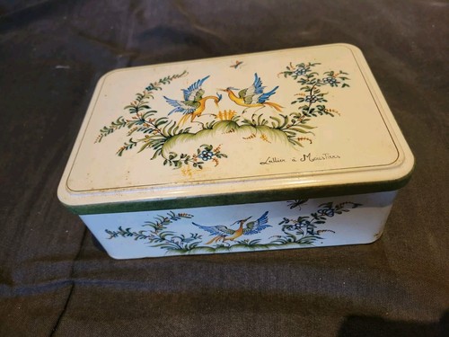 Ancienne boîte métallique - boîte,