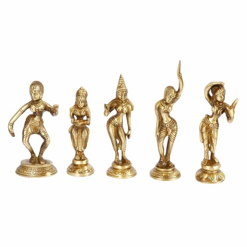 Laiton set apsara dansant - set,