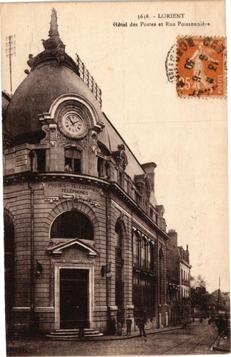 Cpa lorient hotel des postes - lorient,