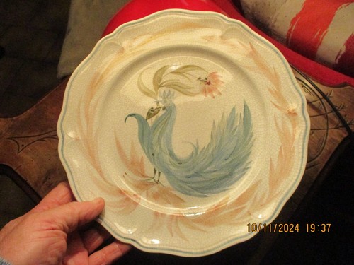 Ancienne assiette coq - assiette,