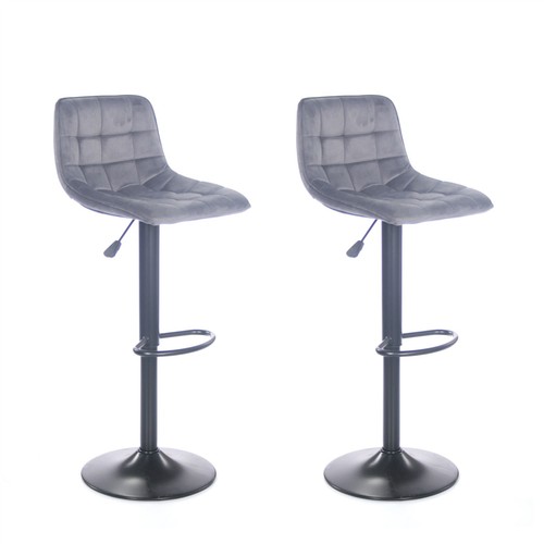 Velours gris barre - gris,