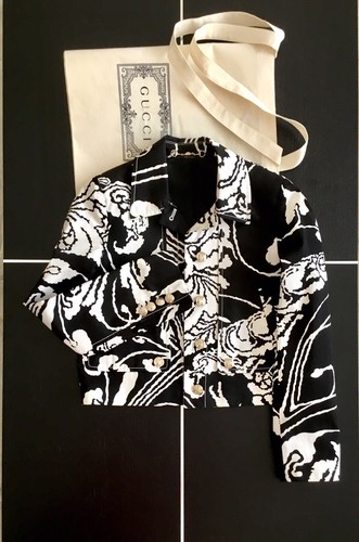 Gucci vest imprimé raccourcie