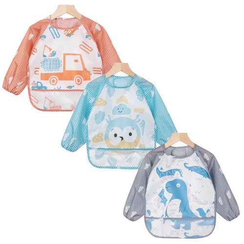 3pcs bavoirs manches longues - 3pcs,
