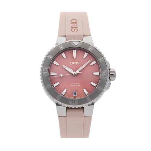 Oris aquis date auto acier - aquis,