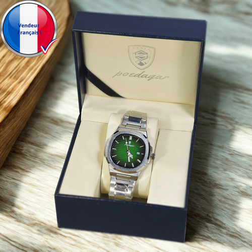 Montre quartz poedagar - montre, luxe