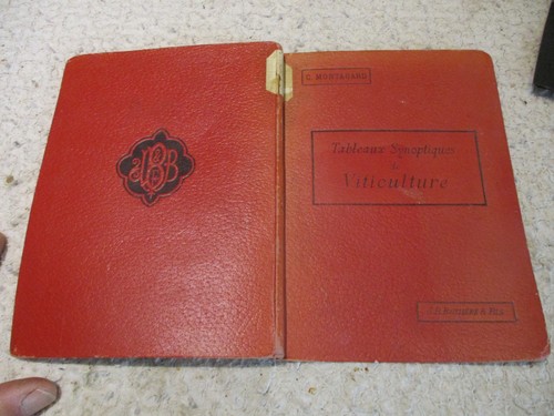 Ancien manuel viticole - manuel,