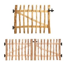 Porte Du Jardin Bois Kit de Montage Ferme Palissade Porte