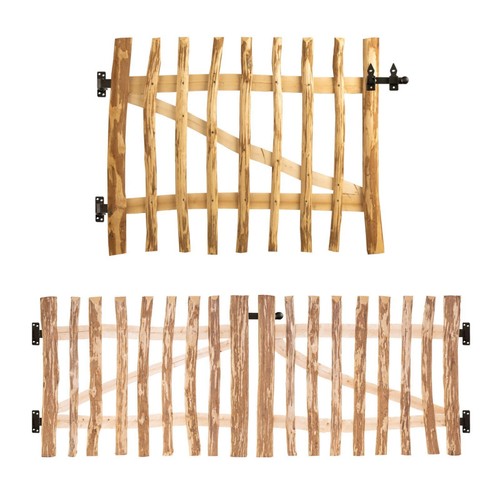Porte jardin bois kit - du,