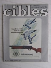 CIBLES N° 9 /Springfield 1903/FT 17 Renault/mitraillette Sten/pistolets tchèques