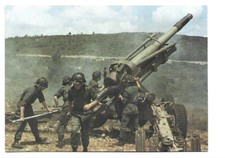 MILITAIRE  OBUSIER DE 155 BF 50 A CANJUERS