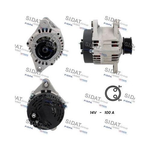 Alternateur sidat a12ma1196a2 - alternateur,
