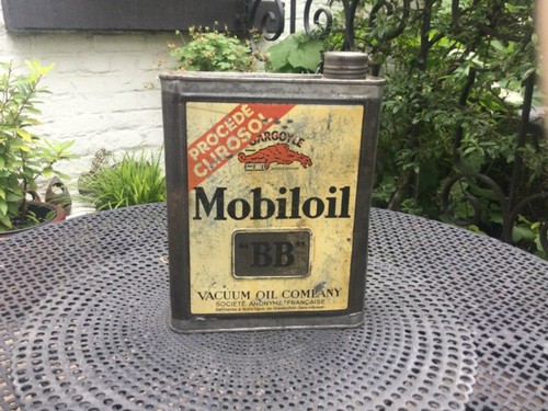 Ancien bidon huile - bidon, mobiloil
