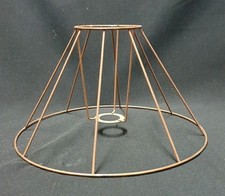 ARMATURE ABAT JOUR CHAPEAU DE LAMPE EN CUIVRE VINTAGE HAUTEUR 14 CM