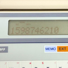 CASIO PB-80 BASIC Programmable Pocket Computer 1980s Retro Mini PC Vintage Japan