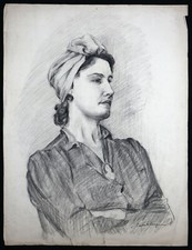 Claude EVEIN (20e s.) Portrait