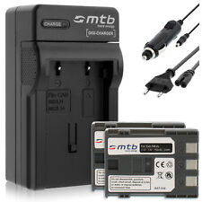 2x Batteries NB-2L + Chargeur pour Canon EOS 350D, 400D, Digital Rebel Xt