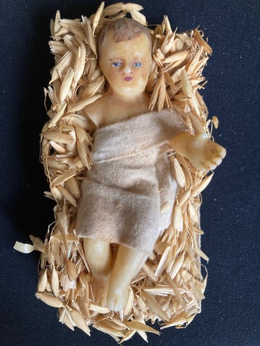 Petit jésus cire - petit, crêche
