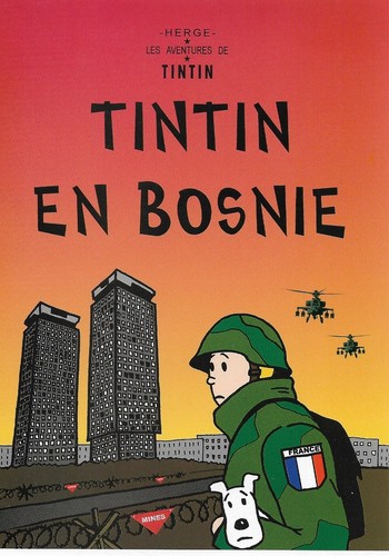 Plaque métal tintin - mÉtal,