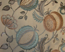 1,4 Mts Rideau En Tissu Brodé iLiv Figs Et Fraises Pour Rembourrage D'Oreiller