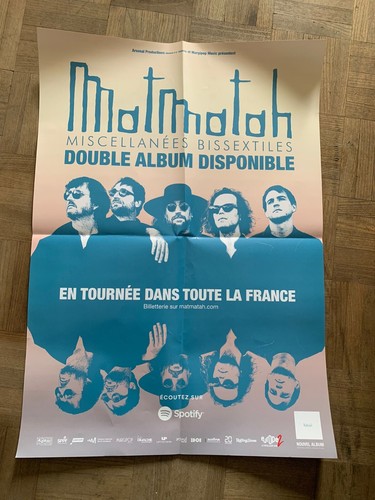Affiche concert matmatah - affiche,