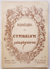 OrganoGraphes du Cymbalum Pataphysicum N° 4 - École Mentaliste EO 1976