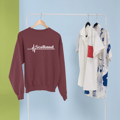 Ecosse coeur battre sweat - battre,