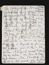 Marie DE REGNIER - lettre