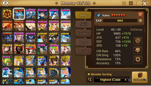 Summoner war account - war,