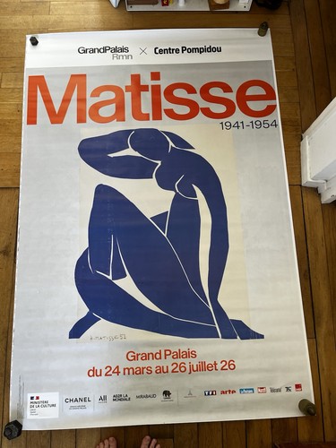 Affiche henri matisse expo - affiche,