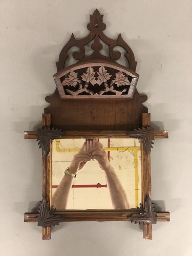 Carved walnut victorian - carved,