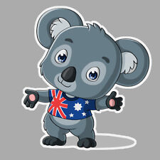 KOALA MIGNON PELUCHE AUSTRALIE KANGOUROU KIWI DECAL AUTOCOLLANT STICKER KA082X