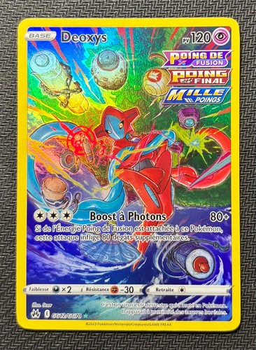 Carte pokémon deoxys - carte,