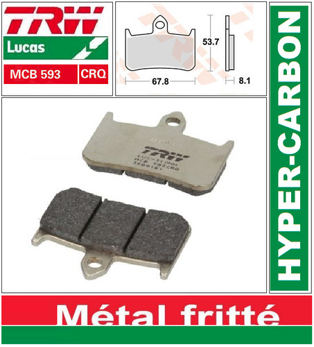 Jeu plaquettes frein avant - jeu,