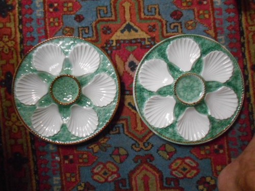 Assiettes huitres en - assiettes, à